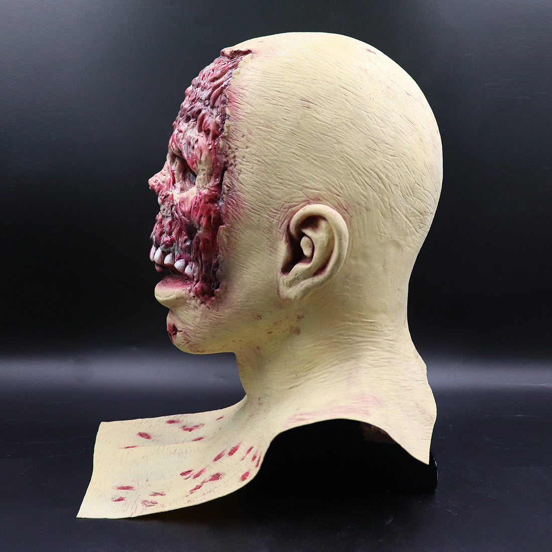 Halloween latex mask for adults – creepy zombie face mask for costumes & parties