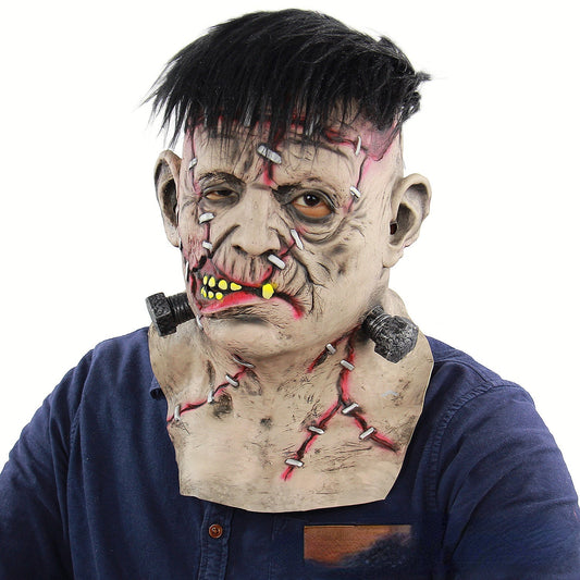 Halloween Monster Mask for Adults – Creepy Full Head Mask for Costume & Party