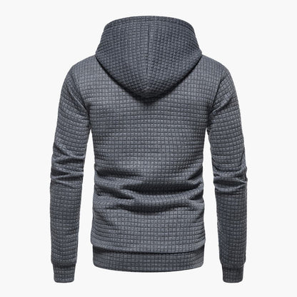 Herren Kapuzenpullover Kariert – Moderner Freizeit Hoodie mit Komfort und Stil