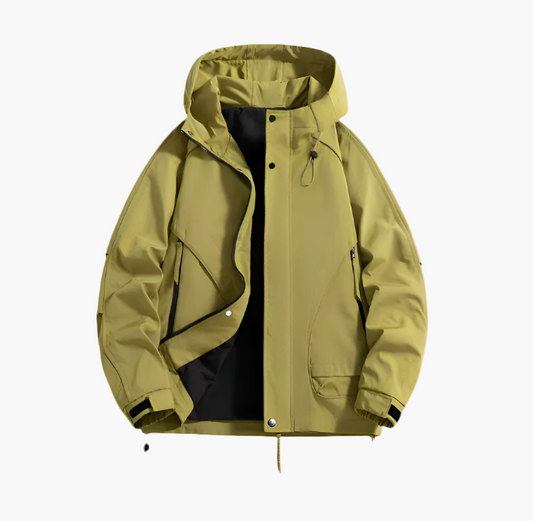 Men's Outdoor Windbreaker Jacket – Sporty Transitional Jacket for Leisure & Everyday Use