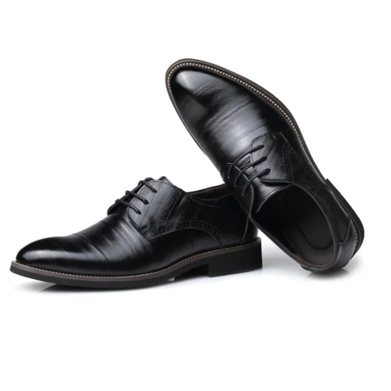 Men's Business Oxford Shoes – Classic Lace-ups for Office & Occasions