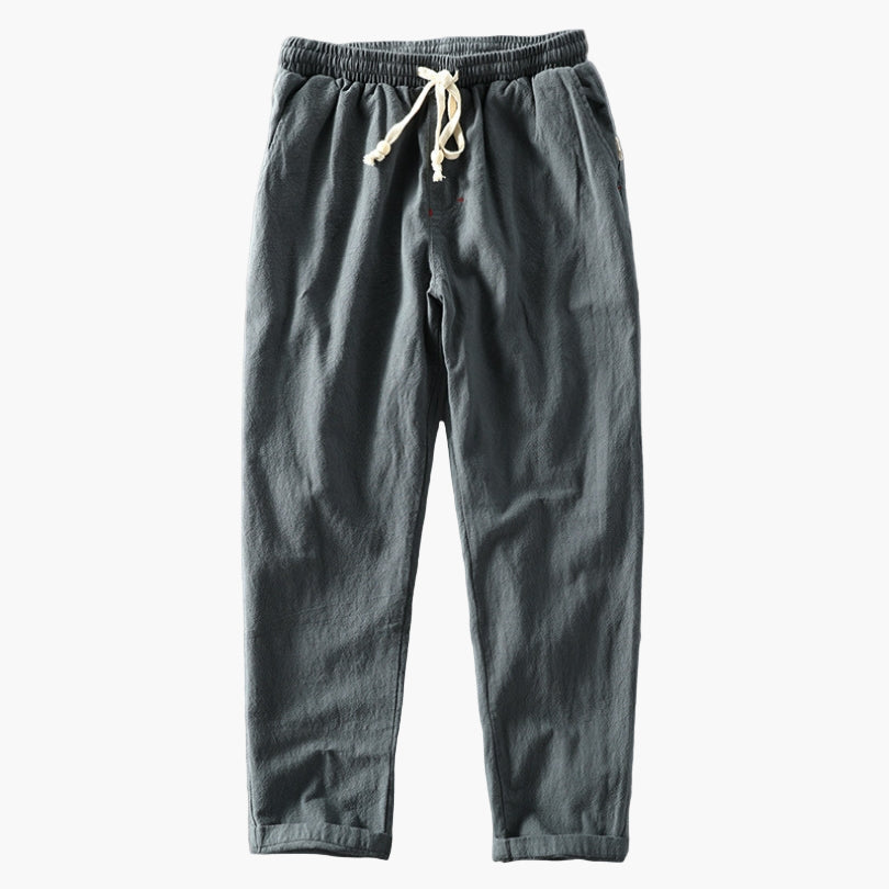 Men's casual pants in Japanese style – Comfortable jogging pants for everyday, travel & leisure