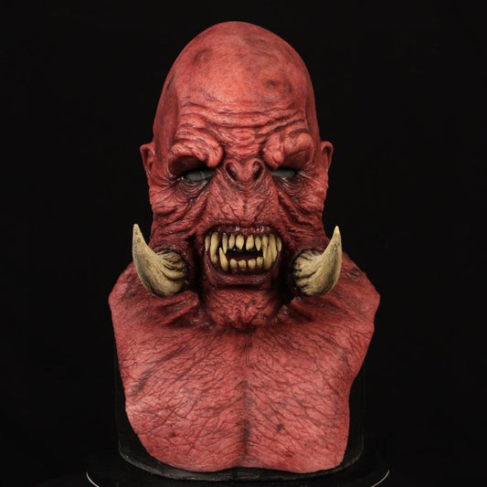 Halloween Latex Orca Monster Mask for Adults – Creepy Warcraft Costume