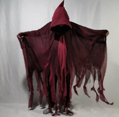 Halloween cloak with hood for adults – spooky costume for Halloween parties & decoration