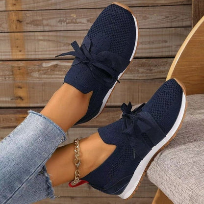 Abigail – Bequeme Damen-Freizeitschuhe aus Mesh mit Schnürung