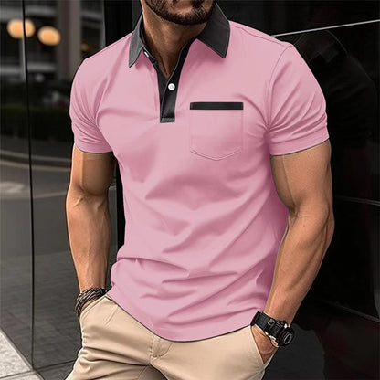 Roger – Slim Fit Kurzarm Poloshirt für Herren