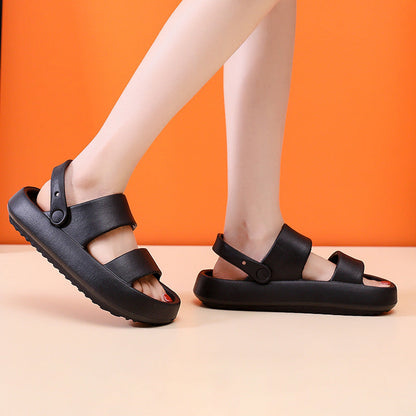 Lynda – Verstellbare Sandalen mit 3cm dicker Sohle