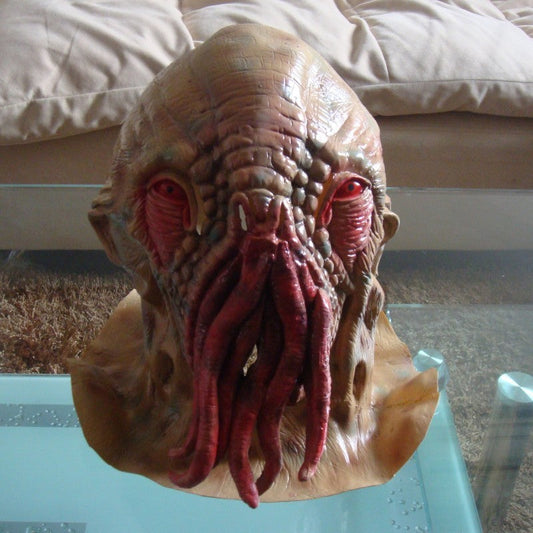 Halloween Latex Alien Monster Mask – Unisex Costume for Spooky Parties & Decoration