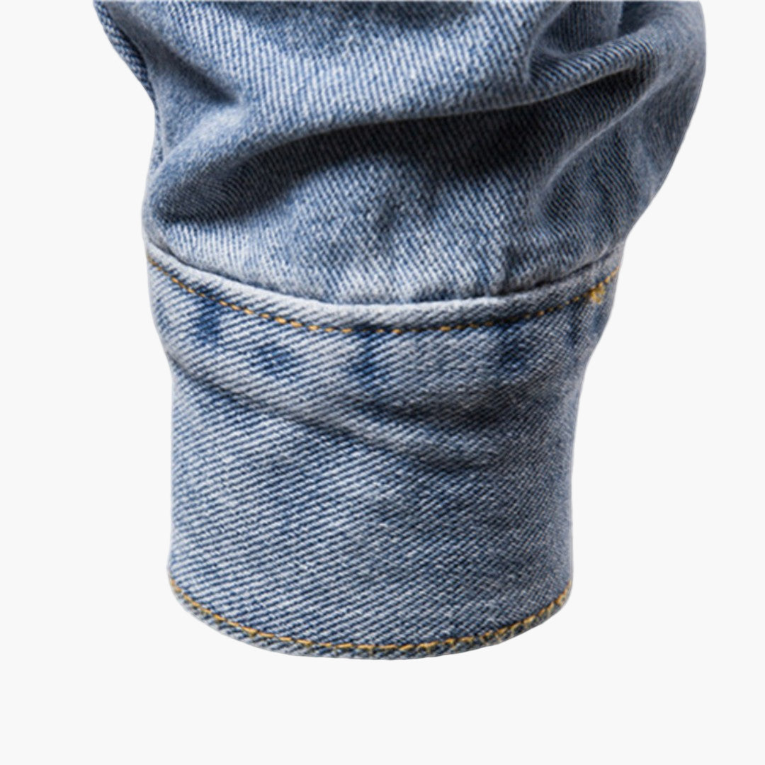 Men's denim jacket in classic style – versatile transitional jacket for everyday and leisure use