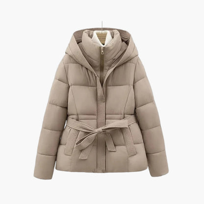Damen Winter Steppmantel mit Gürtel – Modischer Parka für Alltag & Freizeit