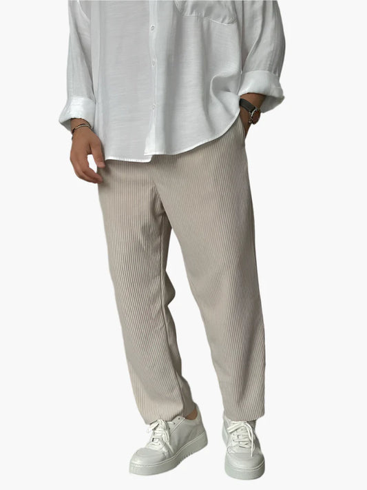 Herren Relaxed Fit Luxus-Hose – Eleganter und bequemer Alltagsstil für Freizeit & Büro