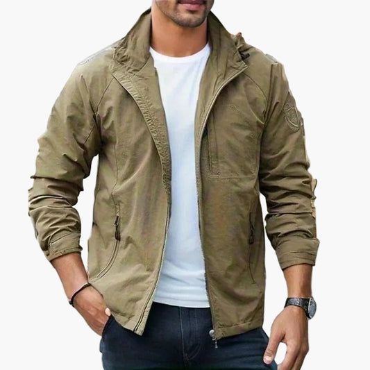 Men's Cargo Transitional Jacket Waterproof – Fashionable Outdoor Casual Jacket for Men