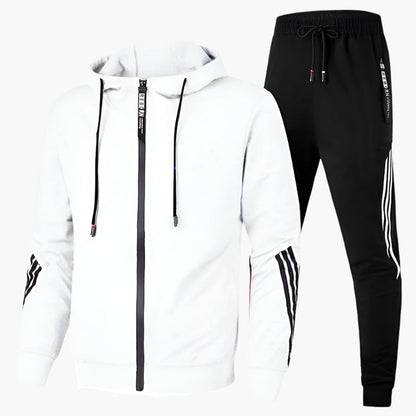 Herren Trainingsanzug Sportlich Modern Freizeit Fitness Jogginganzug