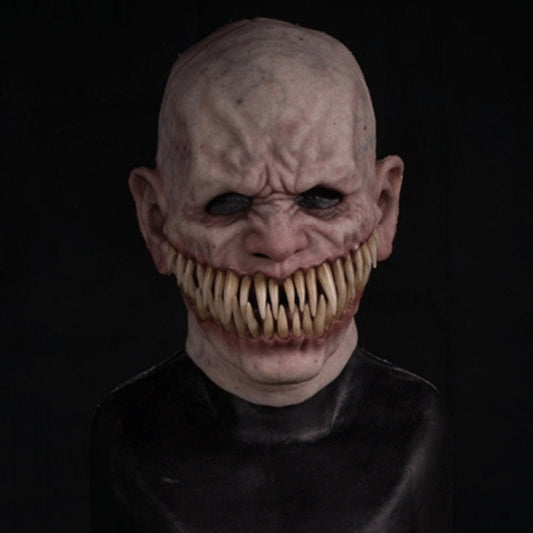 Halloween latex horror mask for adults – creepy horror costume mask for party & decoration