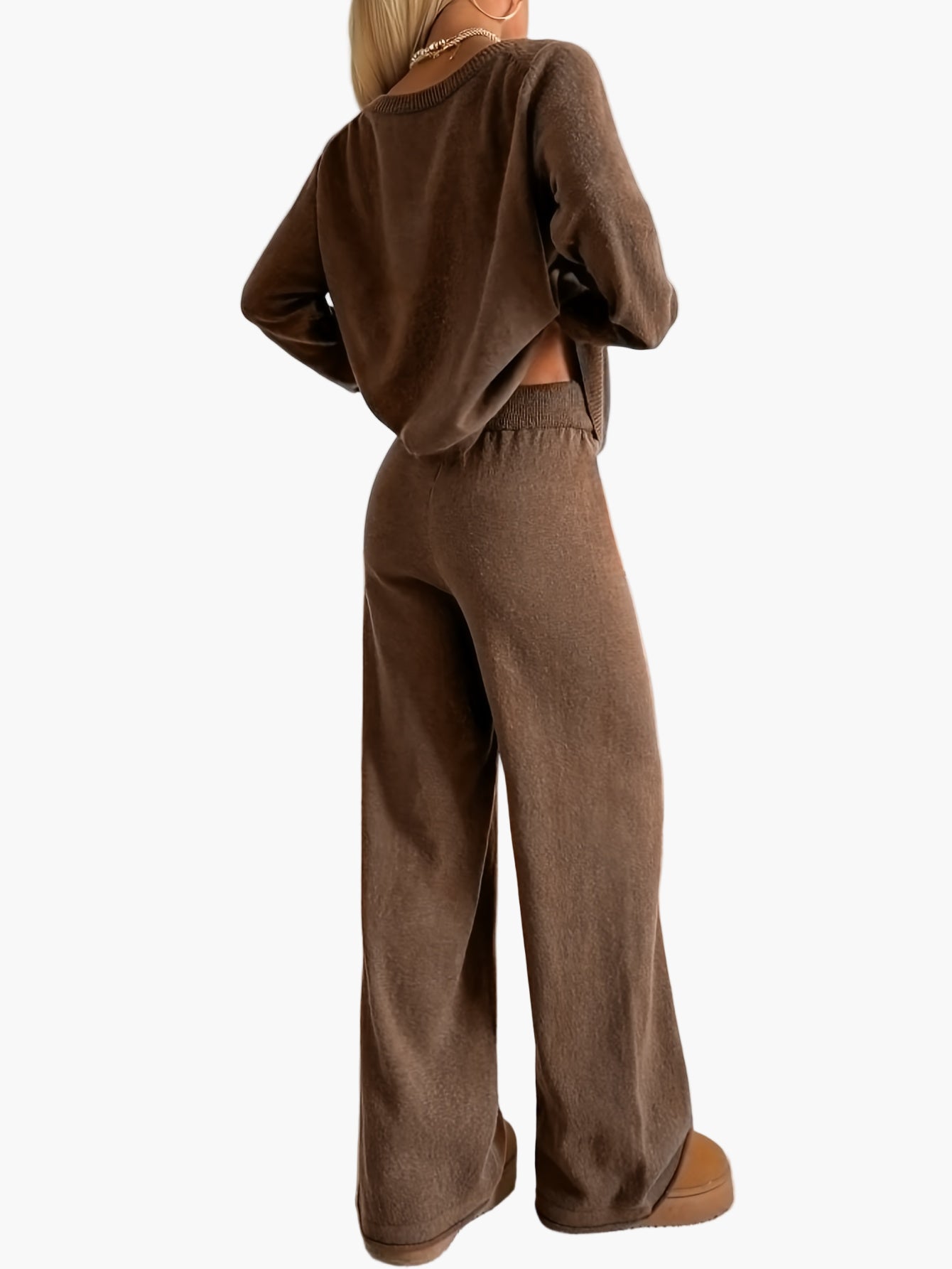 Women's Loungewear Set – Comfortable Casual Two-Piece for Autumn & Winter, Casual Style