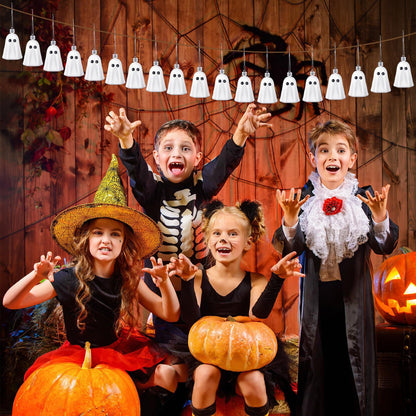 Halloween ghost tree ornaments – decoration set for spooky Halloween parties and home