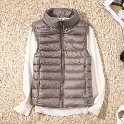 Damen Steppweste Leicht Daunenweste Modern Outdoor Alltag
