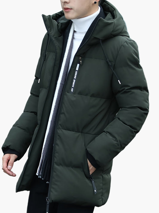 Herren Winter Steppjacke mit Kapuze – Modisch & Alltagstauglich