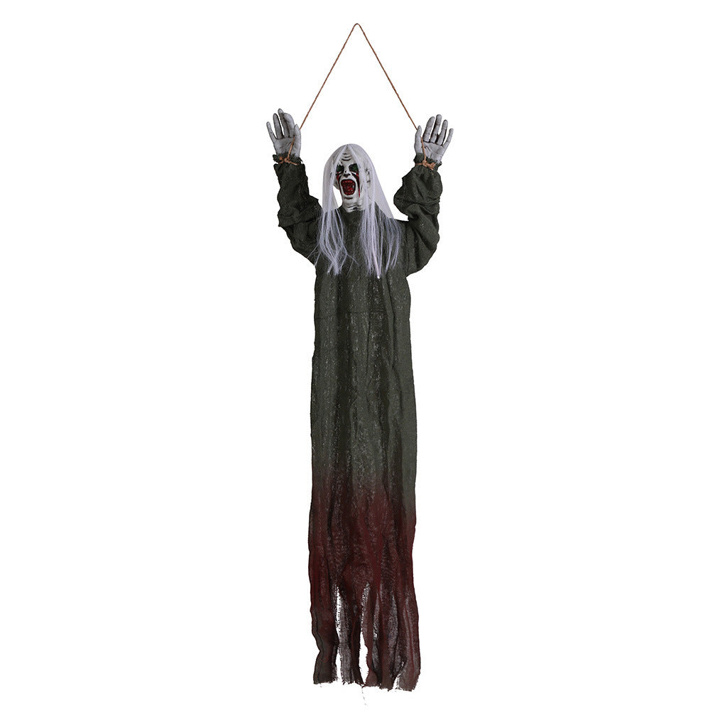 Halloween Hanging Ghosts Decoration – Creepy Hanging Decoration for Halloween Parties & Haunted House