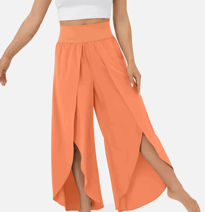 Ann – Weite Damenhose mit hohem Bund