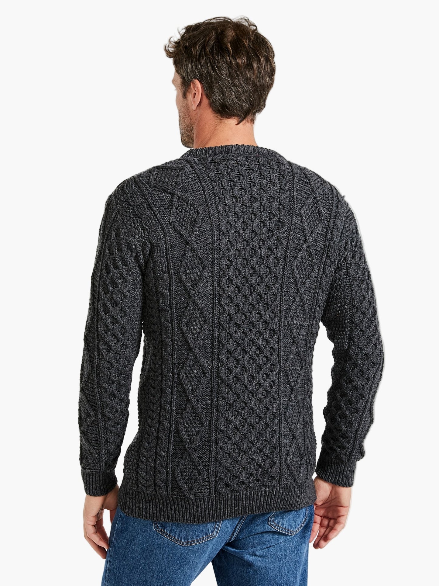 Men's Cable Knit Sweater – Casual Fashion for Everyday and Leisure