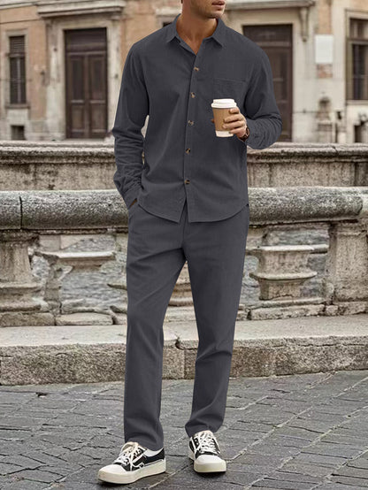 Tom – Lässiger Sportlicher Herren-Kombination mit Cardigan