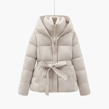 Damen Winter Steppmantel mit Gürtel – Modischer Parka für Alltag & Freizeit
