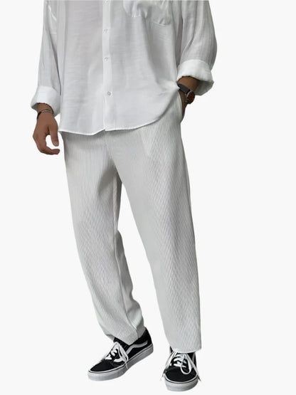 Herren Relaxed Fit Luxus-Hose – Eleganter und bequemer Alltagsstil für Freizeit & Büro