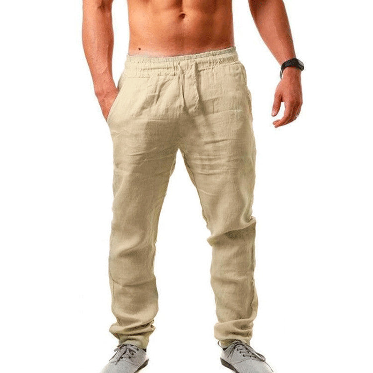 Austin – Atemberaubende Herren-Linnen-Lose Freizeit-Sporthose
