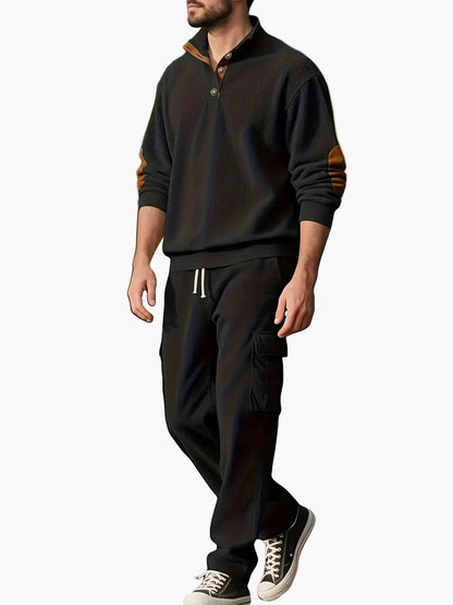 Herren Freizeit Trainingsanzug Set – Lässiger Style für Alltag & Sport