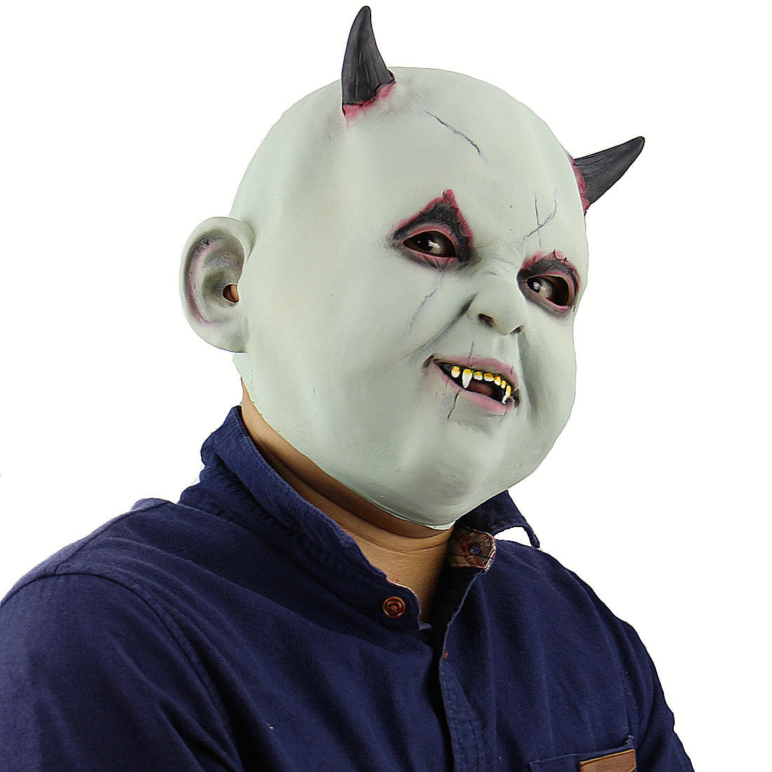 Halloween Creepy Vampire Demon Mask for Adults – Unisex Costume Mask for Halloween Parties & Decoration