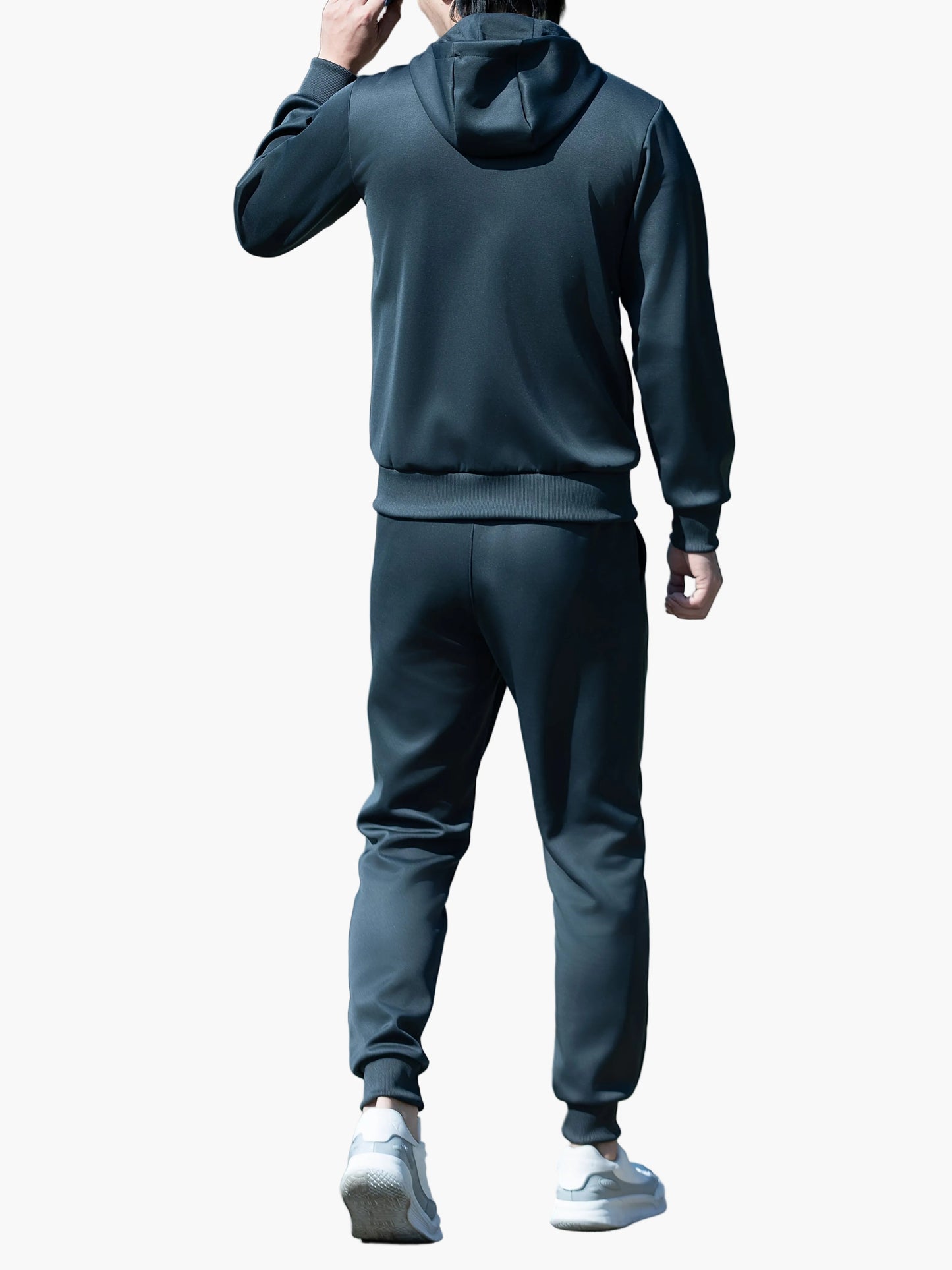 Men's Sports Tracksuit Set with Hoodie – Casual & Fitness Jogging Suit