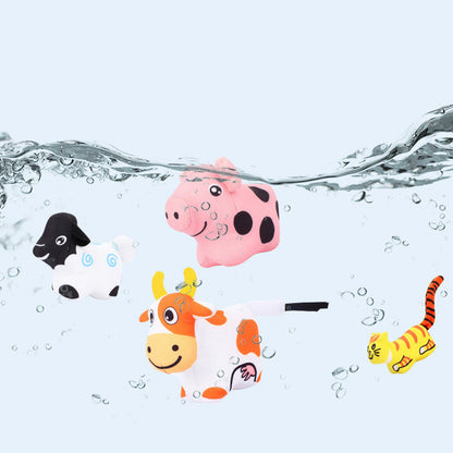 Unisex Baby Spieldecke Dschungel mit Tier-Spielzeug – Interaktive Krabbelmatte für frühkindliche Entwicklung