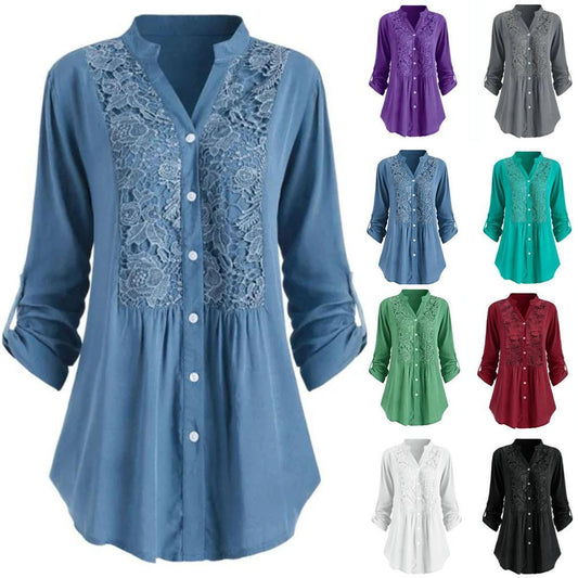 Patricia – lace top with lace panel