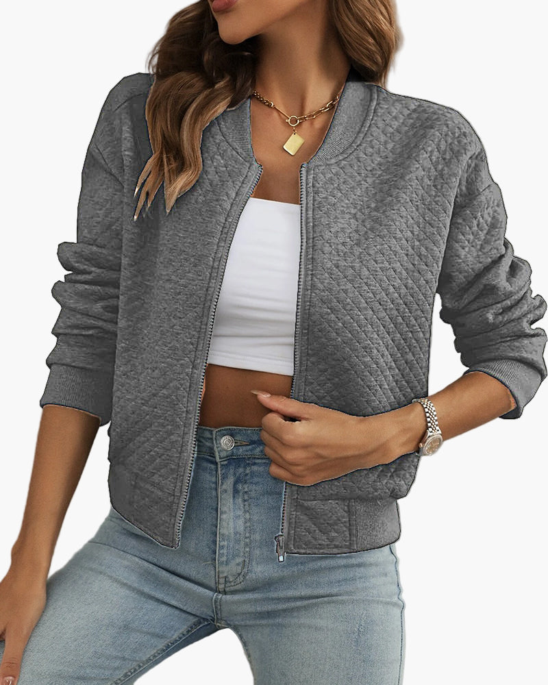 Damen Bomberjacke Stepp-Design Urban Streetstyle Freizeitjacke