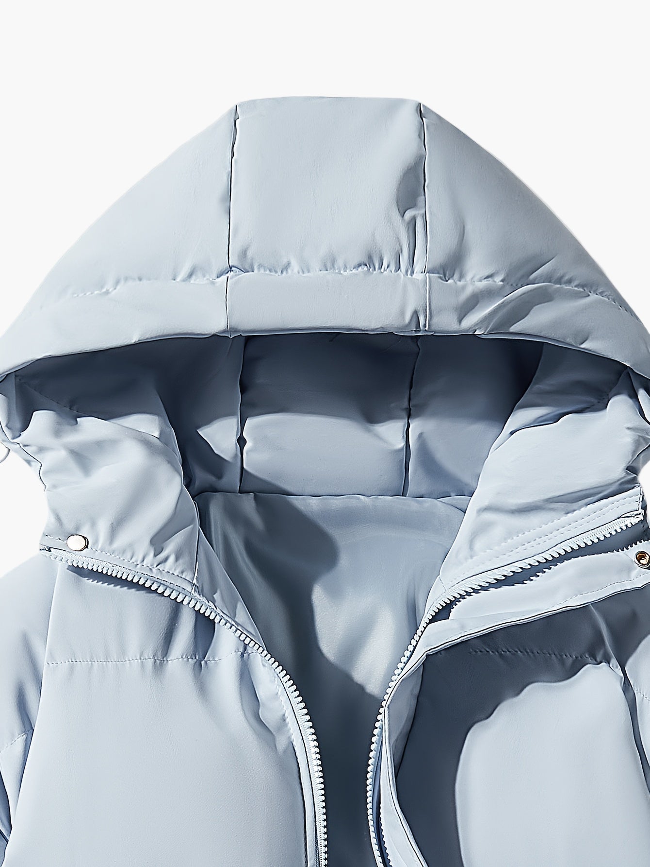 Herren Winter Steppjacke mit Kapuze, Casual Outdoor Warmjacke