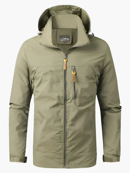 Men's Outdoor Jacket Waterproof Windproof – Functional Hiking & Trekking Jacket for All Weather