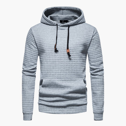 Herren Kapuzenpullover Kariert – Moderner Freizeit Hoodie mit Komfort und Stil