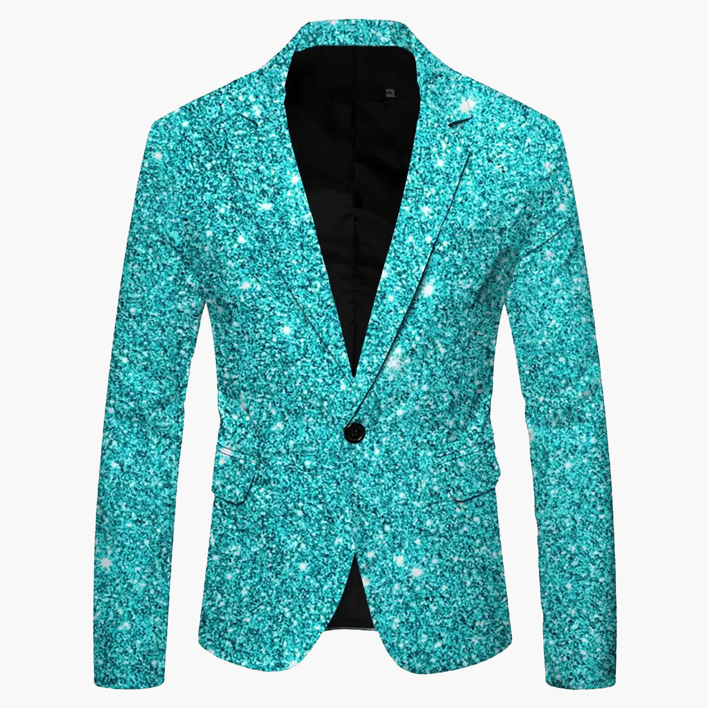 Men's Blazer Slim Fit Modern Business & Party Jacket – Stylish One-Button Jacket for Festive Occasions