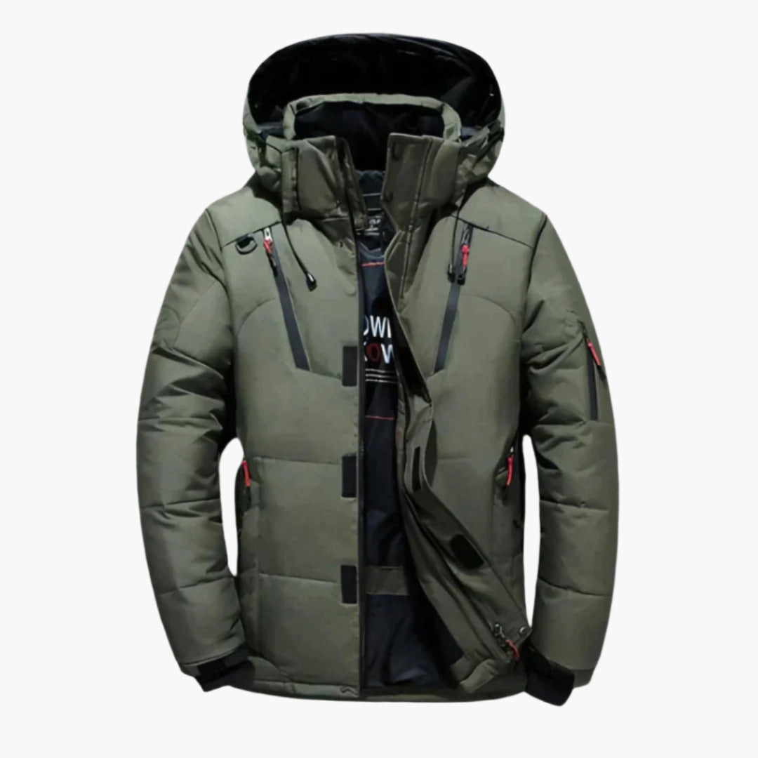 Herren Winter Daunenjacke – Outdoor Warm & Modisch, Sportlicher Look, Vielseitig für Alltag und Freizeit