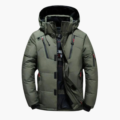Herren Winter Daunenjacke – Outdoor Warm & Modisch, Sportlicher Look, Vielseitig für Alltag und Freizeit