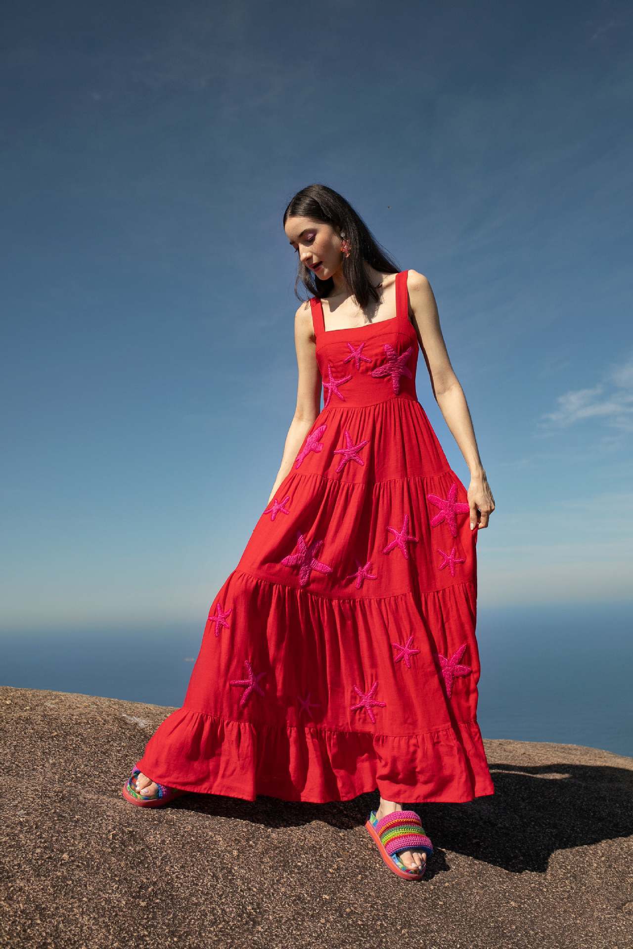 Mandy – Langes Strandkleid für Damen