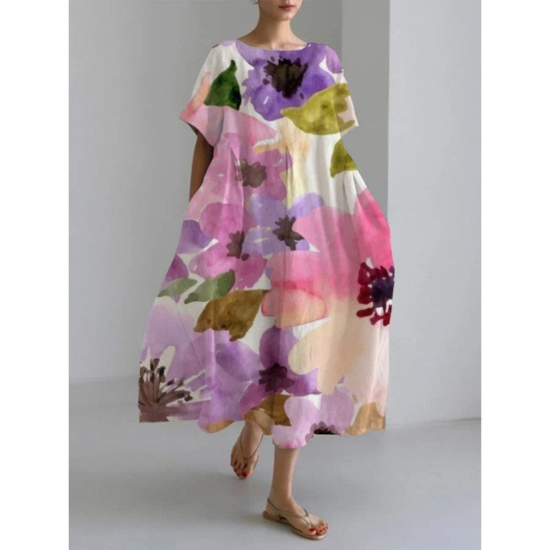 Natalie – Special women's dress with geometric pattern