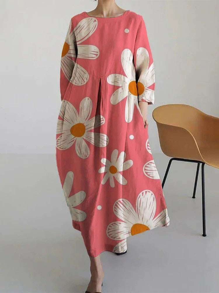 Natalie – Special women's dress with geometric pattern