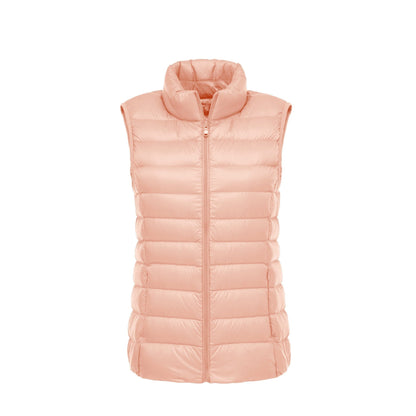 Damen Steppweste Leicht Daunenweste Modern Outdoor Alltag