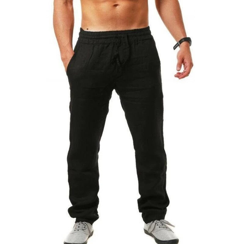 Austin – Atemberaubende Herren-Linnen-Lose Freizeit-Sporthose