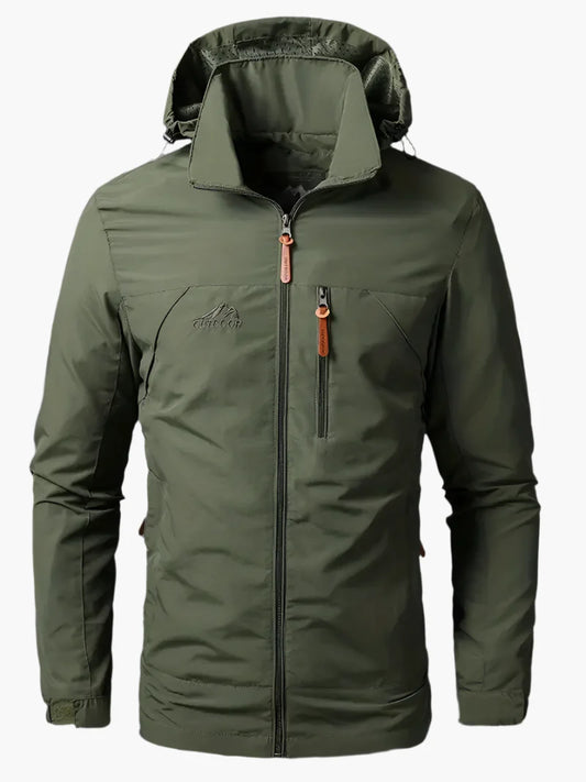 Men's Outdoor Jacket Waterproof Windproof – Functional Hiking & Trekking Jacket for All Weather
