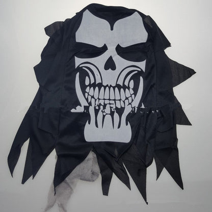 Halloween Grim Reaper Costume for Adults – Creepy Skeleton Outfit for Halloween Party & Decoration