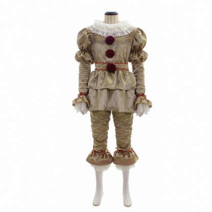 Halloween Pennywise Clown Costume for Adults – Creepy Party Outfit