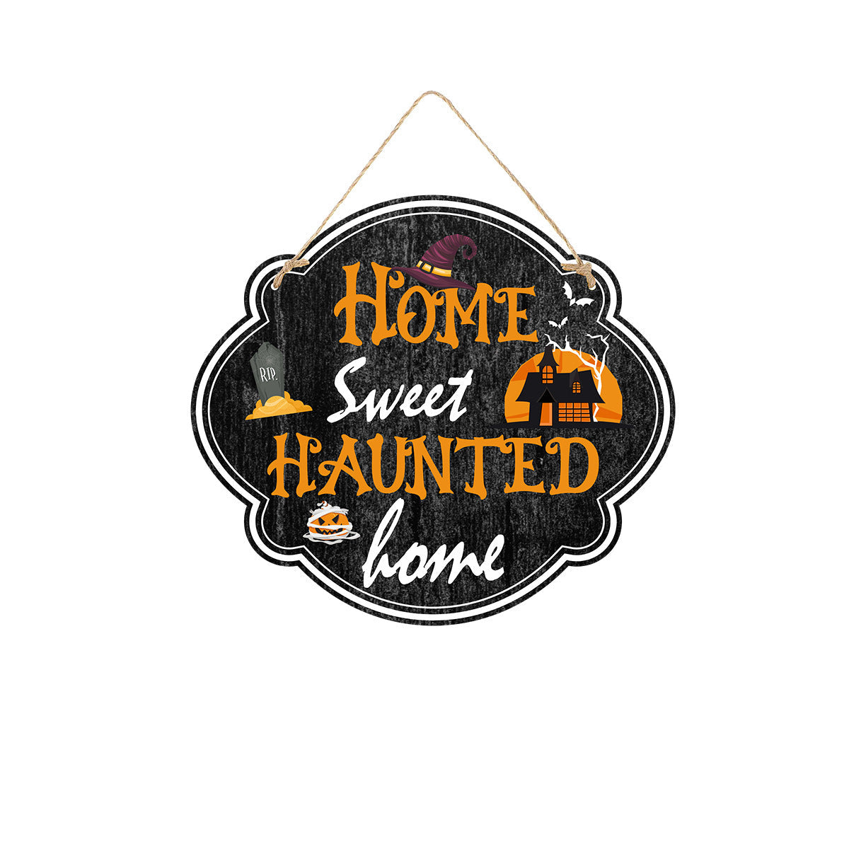 Halloween Door Signs Set – Creepy Decorations for Halloween Parties & Trick-or-Treat – Door Decoration for Adults and Children